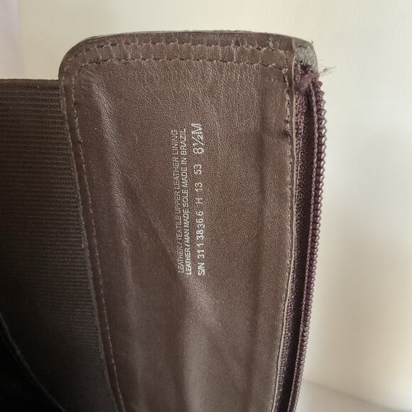 Tory Burch Brown Leather Riding Boots • Women’s 8.5 • Equestrian Style - Picture 7 of 12